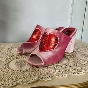 Iron Fist Turkish Delight Pink Velvet Heel